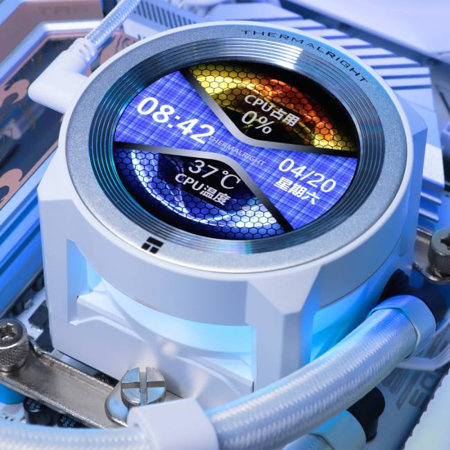 Система жидкостного охлаждения Thermalright Core Vision 360 White — для бизнеса и офиса Система жидкостного охлаждения Thermalright Core Vision 360 White — для бизнеса и офиса