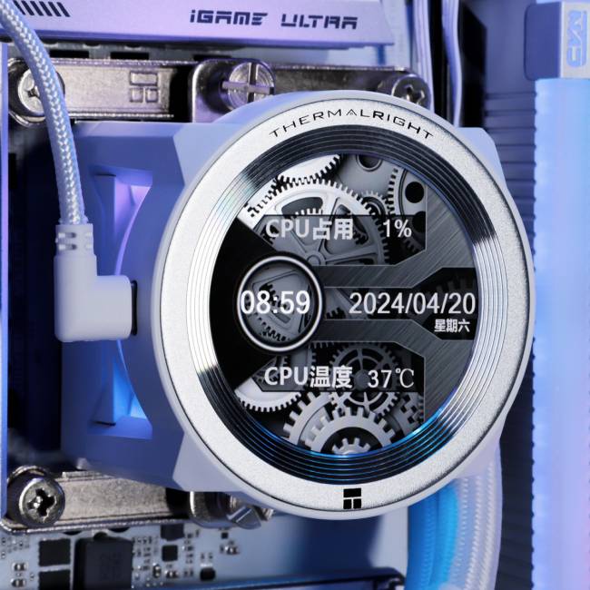 Система жидкостного охлаждения Thermalright Core Vision 360 White — для бизнеса и офиса Система жидкостного охлаждения Thermalright Core Vision 360 White — для бизнеса и офиса