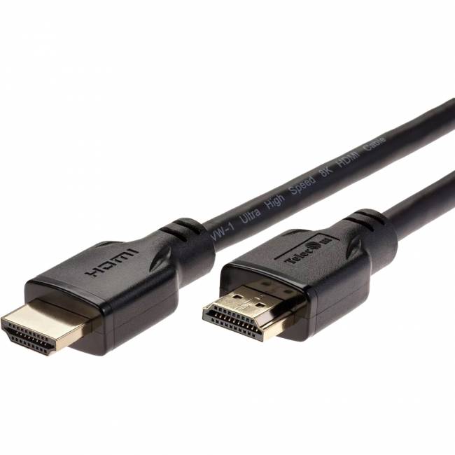 Кабель HDMI 19M/M,ver. 2.1, 8K@60 Hz 2m Telecom <TCG255-2M> Кабель Telecom HDMI (m)/HDMI (m) - 2 м (TCG255-2M) — для бизнеса и офиса