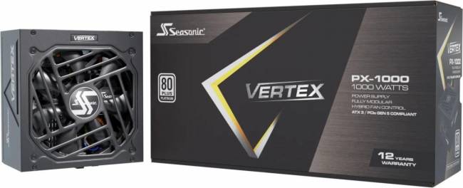Блок питания Seasonic VERTEX PX-1000 12102PXAFS — для бизнеса и офиса Блок питания Seasonic VERTEX PX-1000 12102PXAFS — для бизнеса и офиса