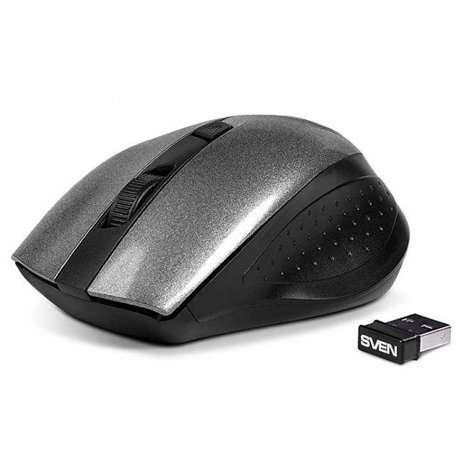 Беспроводная мышь SVEN RX-325 Wireless серая SVEN RX-325 серый — для бизнеса и офиса