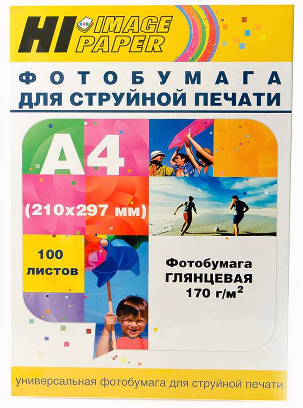 Фотобумага Hi-Image Paper глянцевая односторонняя, A4, 170 г/м2, 100 л. — для бизнеса и офиса Фотобумага Hi-Image Paper глянцевая односторонняя, A4, 170 г/м2, 100 л. — для бизнеса и офиса