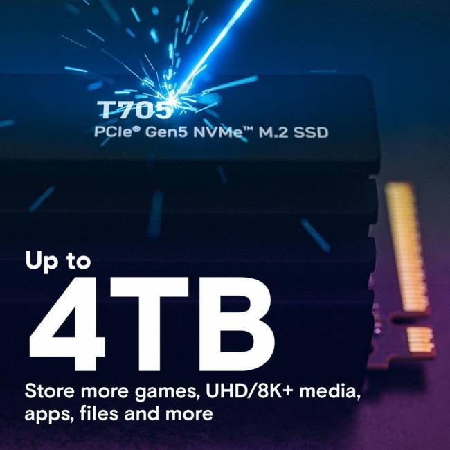 Твердотельный накопитель Crucial CT1000T705SSD5 — для бизнеса и офиса Твердотельный накопитель Crucial CT1000T705SSD5 — для бизнеса и офиса