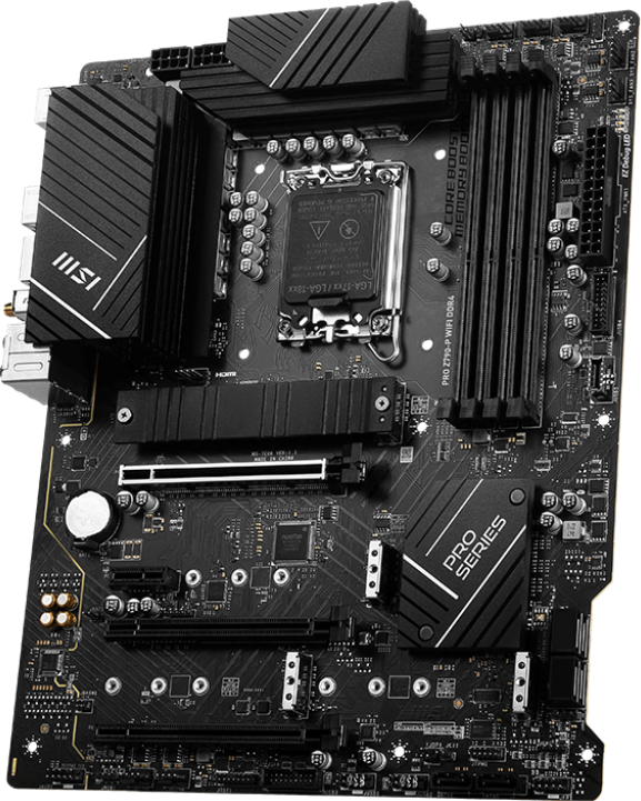 Материнская плата MSI PRO Z790-P WIFI — для бизнеса и офиса Материнская плата MSI PRO Z790-P WIFI — для бизнеса и офиса