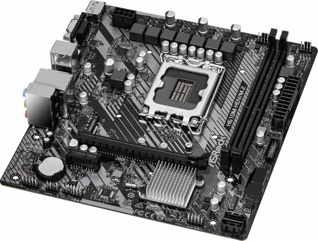 Материнская плата ASRock H610M-HDV/M.2 R2.0 — для бизнеса и офиса Материнская плата ASRock H610M-HDV/M.2 R2.0 — для бизнеса и офиса