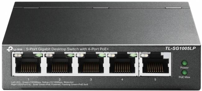 Коммутатор TP-Link TL-SG1005LP — для бизнеса и офиса Коммутатор TP-Link TL-SG1005LP — для бизнеса и офиса