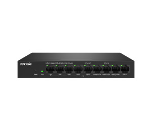 Корпоративный гигабитный PoE роутер Tenda G0-8G-POE