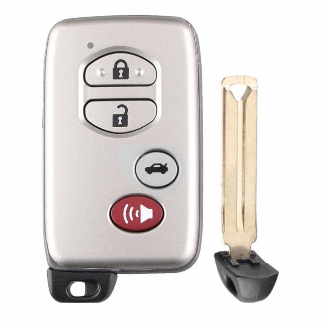 Корпус смарт ключа TOYOTA 3+1 кнопки + вставка TOY48 — для бизнеса и офиса Корпус смарт ключа TOYOTA 3+1 кнопки + вставка TOY48 — для бизнеса и офиса
