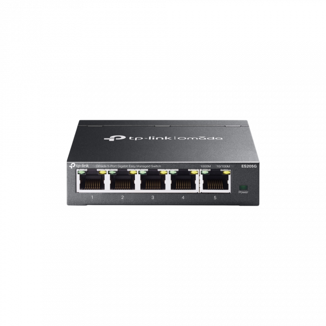 Коммутатор TP-Link ES205G — для бизнеса и офиса Коммутатор TP-Link ES205G — для бизнеса и офиса