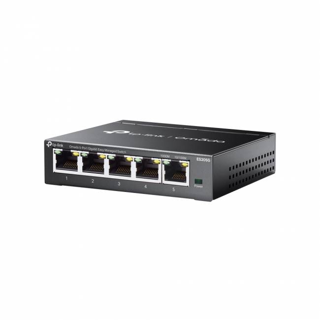 Коммутатор TP-Link ES205G — для бизнеса и офиса Коммутатор TP-Link ES205G — для бизнеса и офиса
