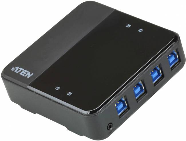 4 x 4 USB 3.2 Gen 1 переключатель ATEN US3344 — для бизнеса и офиса 4 x 4 USB 3.2 Gen 1 переключатель ATEN US3344 — для бизнеса и офиса