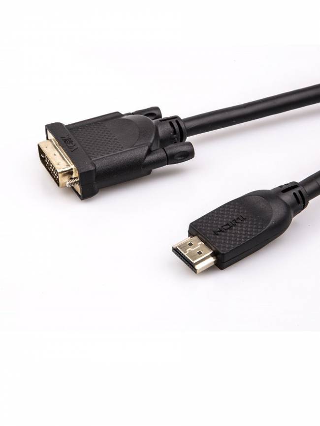 Кабель HDMI AM/DVI(24+1)M, 3м, CU, 1080P@60Hz, 2F, VCOM <CG484G-3M> VCOM HDMI (m) - DVI-D (m) — для бизнеса и офиса Кабель HDMI AM/DVI(24+1)M, 3м, CU, 1080P@60Hz, 2F, VCOM <CG484G-3M> VCOM HDMI (m) - DVI-D (m) — для бизнеса и офиса