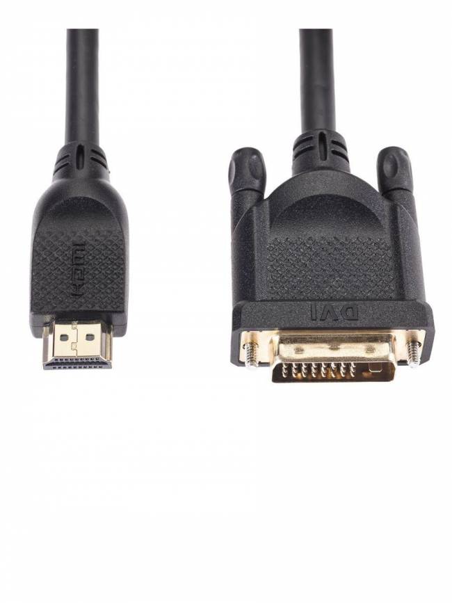 Кабель HDMI AM/DVI(24+1)M, 3м, CU, 1080P@60Hz, 2F, VCOM <CG484G-3M> VCOM HDMI (m) - DVI-D (m) — для бизнеса и офиса Кабель HDMI AM/DVI(24+1)M, 3м, CU, 1080P@60Hz, 2F, VCOM <CG484G-3M> VCOM HDMI (m) - DVI-D (m) — для бизнеса и офиса