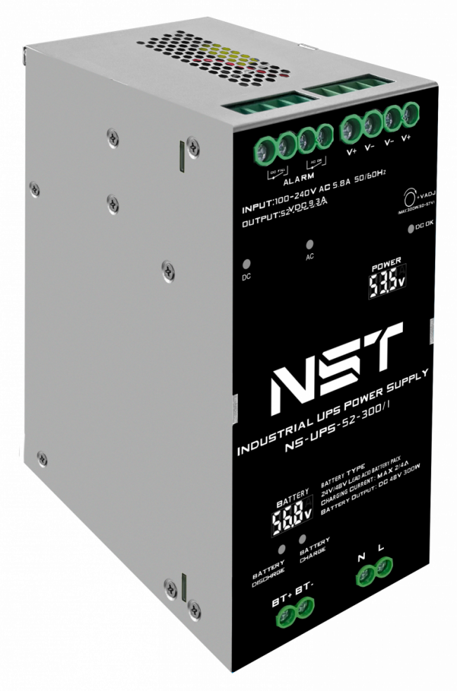 Промышленный блок питания New System Technologies NS-UPS-52-300/I — для бизнеса и офиса