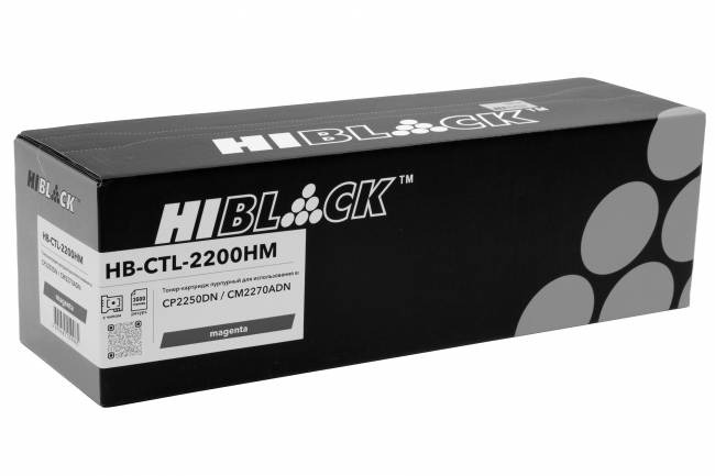 Картридж Hi-Black (HB-CTL-2200HM) для Pantum CP2250DN/CM2270ADN, M, 3,5K П/У — для бизнеса и офиса Картридж Hi-Black (HB-CTL-2200HM) для Pantum CP2250DN/CM2270ADN, M, 3,5K П/У — для бизнеса и офиса