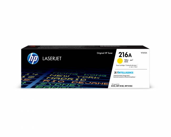 Картридж лазерный 216A для HP MFP M182/ M183, 0,85К (O) желтый W2412A — для бизнеса и офиса Картридж лазерный 216A для HP MFP M182/ M183, 0,85К (O) желтый W2412A — для бизнеса и офиса
