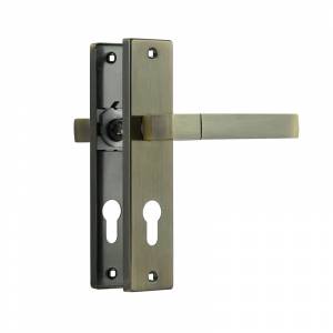 Ручка на планке 709К старая бронза 55 мм