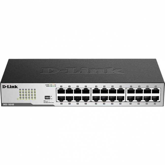 Коммутатор D-Link DGS-1024D/I1A — для бизнеса и офиса Коммутатор D-Link DGS-1024D/I1A — для бизнеса и офиса