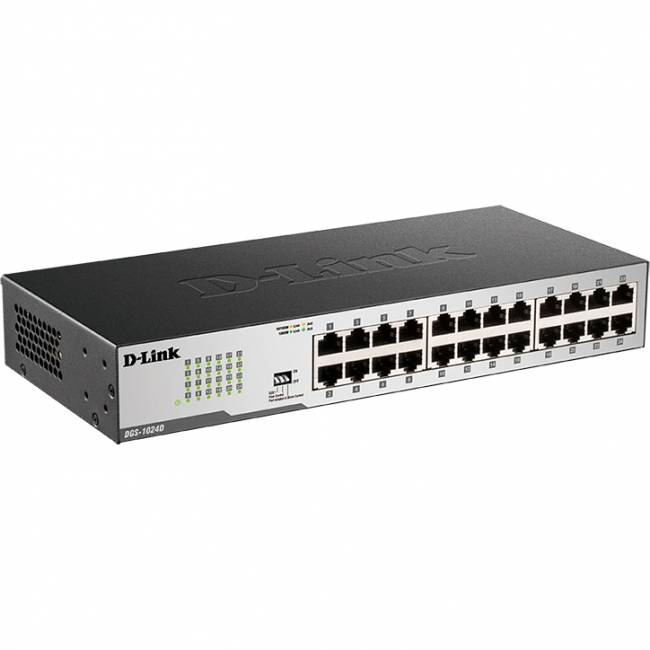 Коммутатор D-Link DGS-1024D/I1A — для бизнеса и офиса Коммутатор D-Link DGS-1024D/I1A — для бизнеса и офиса