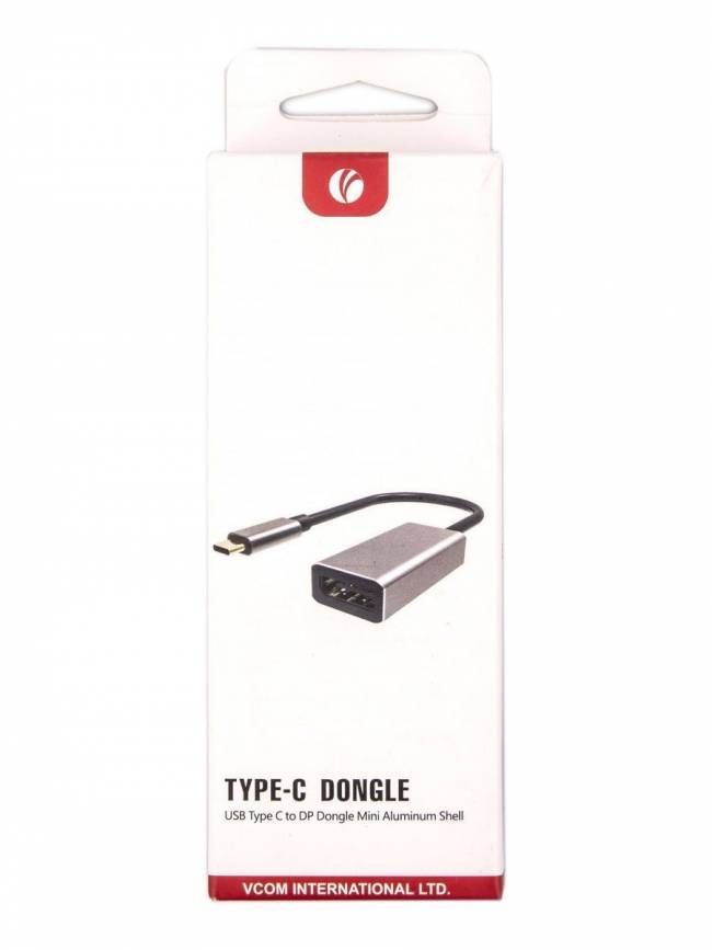 Aдаптер USB 3.1 Type-Cm --> DP(f) 4K@60Hz, Aluminum Shell, VCOM<CU422MB> VCOM USB 3.2 Type-C (m) - DisplayPort (f — для бизнеса и офиса Aдаптер USB 3.1 Type-Cm --> DP(f) 4K@60Hz, Aluminum Shell, VCOM<CU422MB> VCOM USB 3.2 Type-C (m) - DisplayPort (f — для бизнеса и офиса