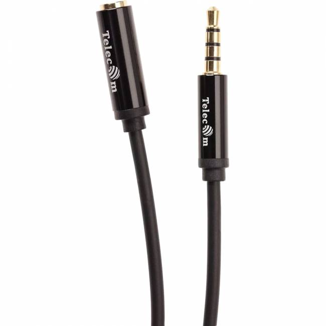 Кабель удлинит 3.5 Jack (M) - 3.5 Jack (F), 1.5м Telecom PRO <TAV7179M-1.5M> Кабель-переходник Telecom Jack 3.5 mm M/Jack 3.5 mm F (TAV7179M-1.5M) — для бизнеса и офиса Кабель удлинит 3.5 Jack (M) - 3.5 Jack (F), 1.5м Telecom PRO <TAV7179M-1.5M> Кабель-переходник Telecom Jack 3.5 mm M/Jack 3.5 mm F (TAV7179M-1.5M) — для бизнеса и офиса