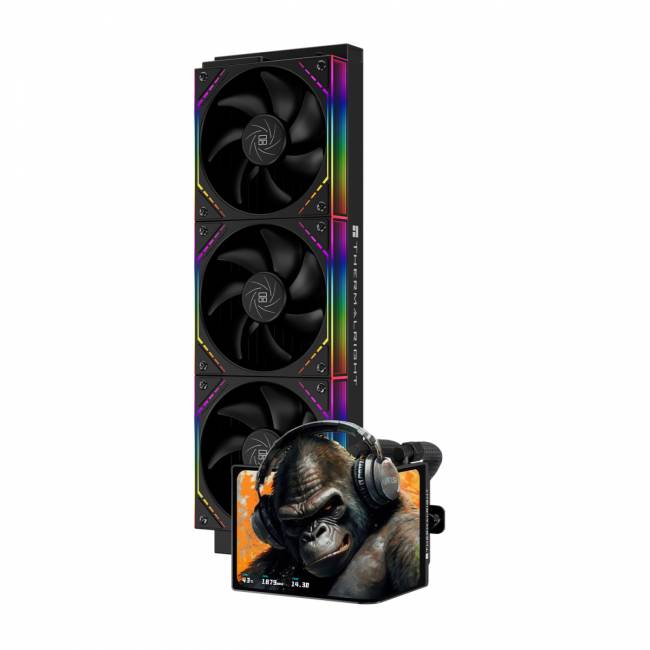Система жидкостного охлаждения Thermalright Levita Vision 360 Black — для бизнеса и офиса Система жидкостного охлаждения Thermalright Levita Vision 360 Black — для бизнеса и офиса