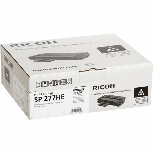 Принт-картридж SP 277HE Ricoh SP 277HE (408160) — для бизнеса и офиса Принт-картридж SP 277HE Ricoh SP 277HE (408160) — для бизнеса и офиса