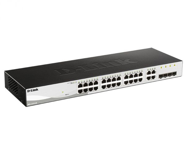 Коммутатор D-Link DGS-1210-28/FL2A — для бизнеса и офиса Коммутатор D-Link DGS-1210-28/FL2A — для бизнеса и офиса