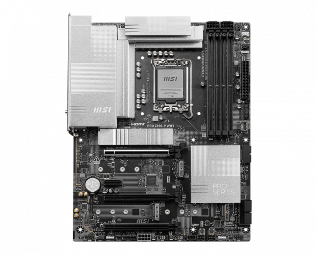Материнская плата MSI PRO Z890-P WIFI — для бизнеса и офиса Материнская плата MSI PRO Z890-P WIFI — для бизнеса и офиса