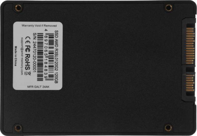 Накопитель SSD AMD R3SL0120G2 — для бизнеса и офиса Накопитель SSD AMD R3SL0120G2 — для бизнеса и офиса