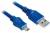 Кабель интерфейсный USB 3.0 1.0m Premium Greenconnect GC-U3A2109-1m AM / mini B AM 10pin, 24 / 28 AWG экран, синий, пакет Greenconnect  USB 2.0 Type-AM - miniUSB 1м — для бизнеса и офиса
