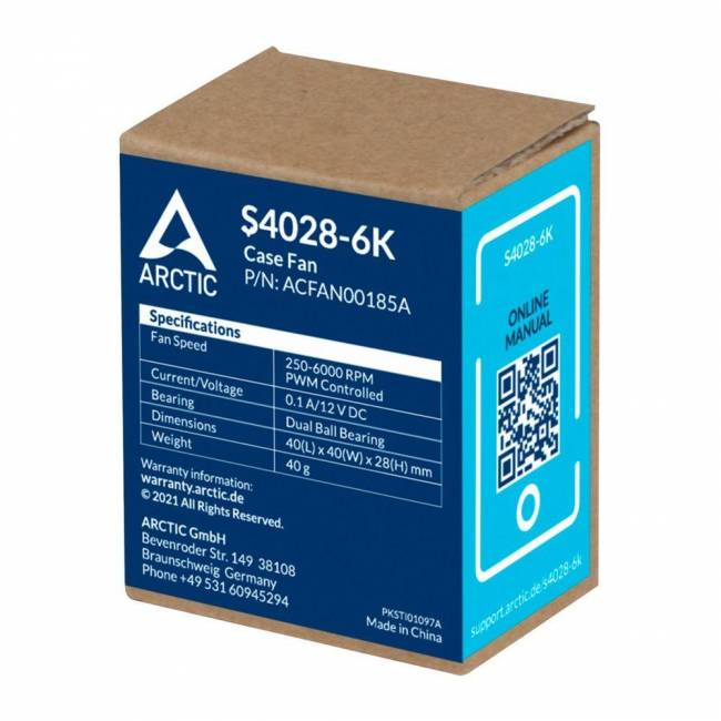 Вентилятор корпусной ARCTIC ACFAN00185A — для бизнеса и офиса Вентилятор корпусной ARCTIC ACFAN00185A — для бизнеса и офиса