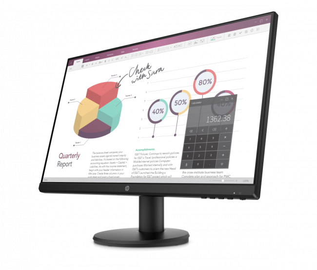 Монитор HP P24v G4 — для бизнеса и офиса