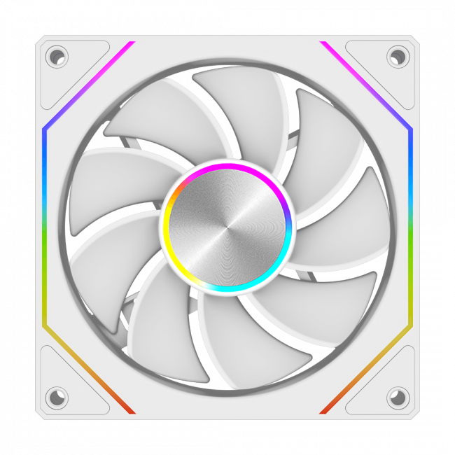 Кулер для корпуса PCCooler FG120R ARGB WH Reverse — для бизнеса и офиса Кулер для корпуса PCCooler FG120R ARGB WH Reverse — для бизнеса и офиса