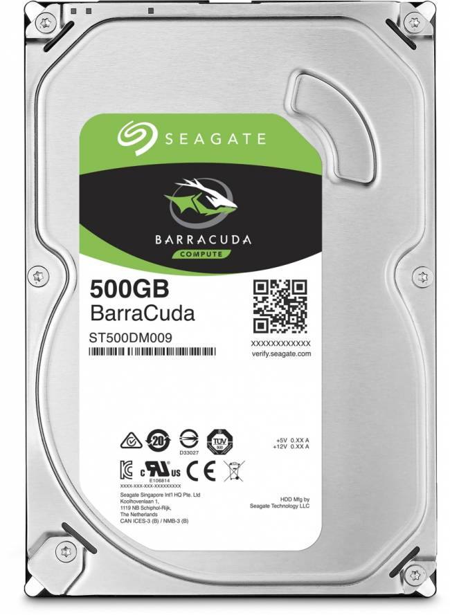 Жесткий диск Seagate BarraCuda Compute ST500DM009-FR (Factory Recertified) — для бизнеса и офиса
