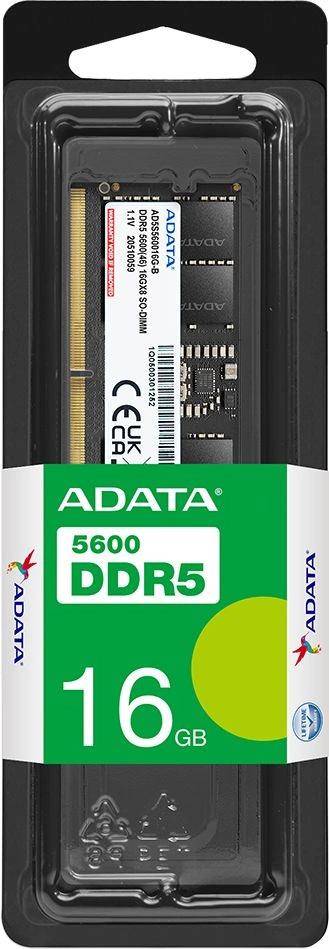 Память DDR5 16GB 5600MHz ADATA AD5S560016G-S — для бизнеса и офиса Память DDR5 16GB 5600MHz ADATA AD5S560016G-S — для бизнеса и офиса