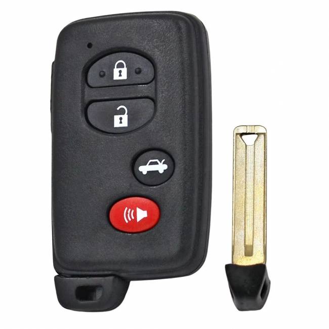 Корпус смарт ключа TOYOTA 3+1 кнопки + вставка TOY48 — для бизнеса и офиса Корпус смарт ключа TOYOTA 3+1 кнопки + вставка TOY48 — для бизнеса и офиса