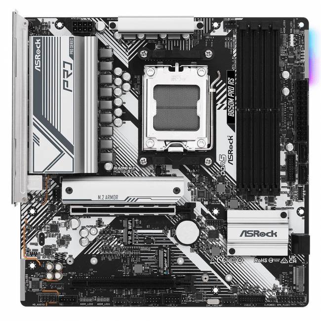 Материнская плата ASRock B650M PRO RS — для бизнеса и офиса Материнская плата ASRock B650M PRO RS — для бизнеса и офиса