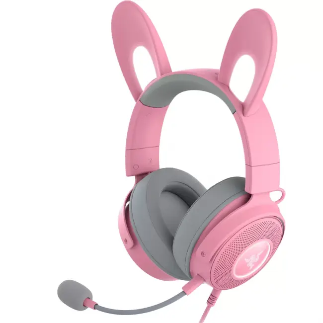 Гарнитура Razer Kraken Kitty Ed. V2 Pro - Quartz Headset Razer RZ04-04510200-R3M1 — для бизнеса и офиса Гарнитура Razer Kraken Kitty Ed. V2 Pro - Quartz Headset Razer RZ04-04510200-R3M1 — для бизнеса и офиса