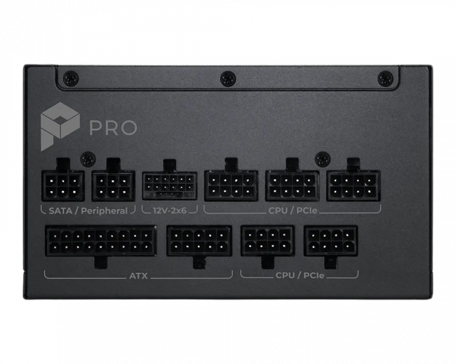 Блок питания ПК MSI PRO A1000PL PCIE5 306-7ZPLX11-HD8 — для бизнеса и офиса Блок питания ПК MSI PRO A1000PL PCIE5 306-7ZPLX11-HD8 — для бизнеса и офиса
