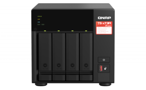 Сетевое хранилище без дисков QNAP TS-473A-8G — для бизнеса и офиса Сетевое хранилище без дисков QNAP TS-473A-8G — для бизнеса и офиса