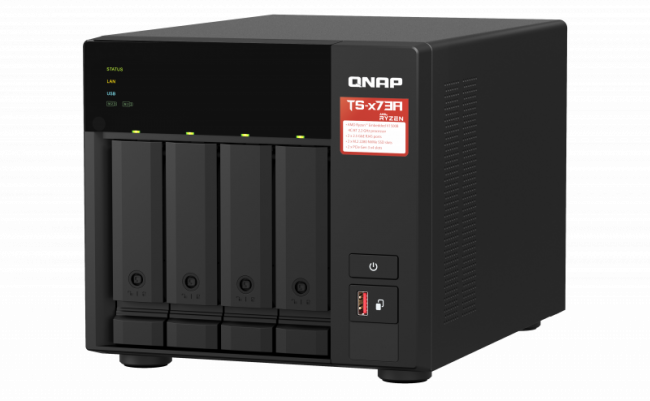 Сетевое хранилище без дисков QNAP TS-473A-8G — для бизнеса и офиса Сетевое хранилище без дисков QNAP TS-473A-8G — для бизнеса и офиса