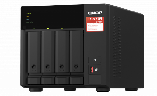 Сетевое хранилище без дисков QNAP TS-473A-8G — для бизнеса и офиса Сетевое хранилище без дисков QNAP TS-473A-8G — для бизнеса и офиса