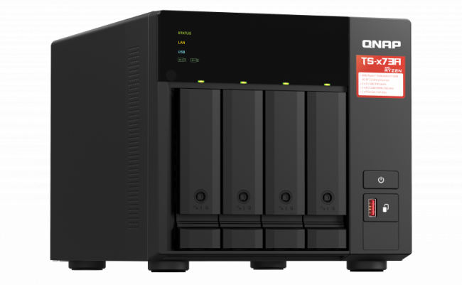Сетевое хранилище без дисков QNAP TS-473A-8G — для бизнеса и офиса Сетевое хранилище без дисков QNAP TS-473A-8G — для бизнеса и офиса