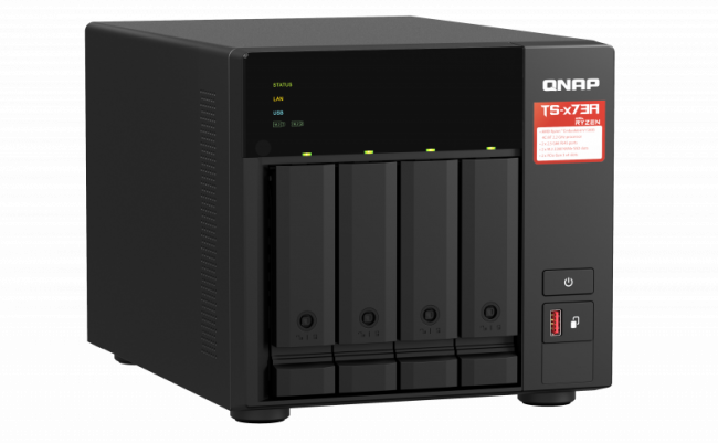 Сетевое хранилище без дисков QNAP TS-473A-8G — для бизнеса и офиса Сетевое хранилище без дисков QNAP TS-473A-8G — для бизнеса и офиса