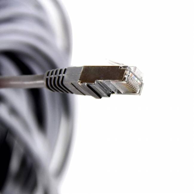 Патчкорд литой Telecom  FTP кат.5e 7,5m VCOM NA102-FTP-C5E-7.5M — для бизнеса и офиса