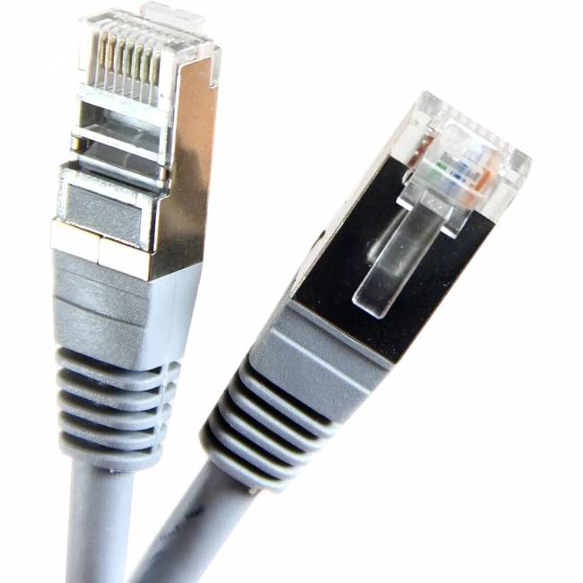 Патчкорд литой Telecom  FTP кат.5e 7,5m VCOM NA102-FTP-C5E-7.5M — для бизнеса и офиса