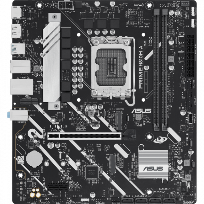 Материнская плата ASUS PRIME H810M-A-CSM (90MB1KK0-M0EAYC) — для бизнеса и офиса
