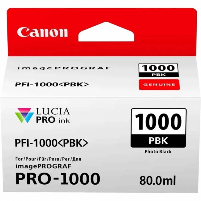 Картридж Canon PFI-1000 PBK (0546C001) — для бизнеса и офиса Картридж Canon PFI-1000 PBK (0546C001) — для бизнеса и офиса