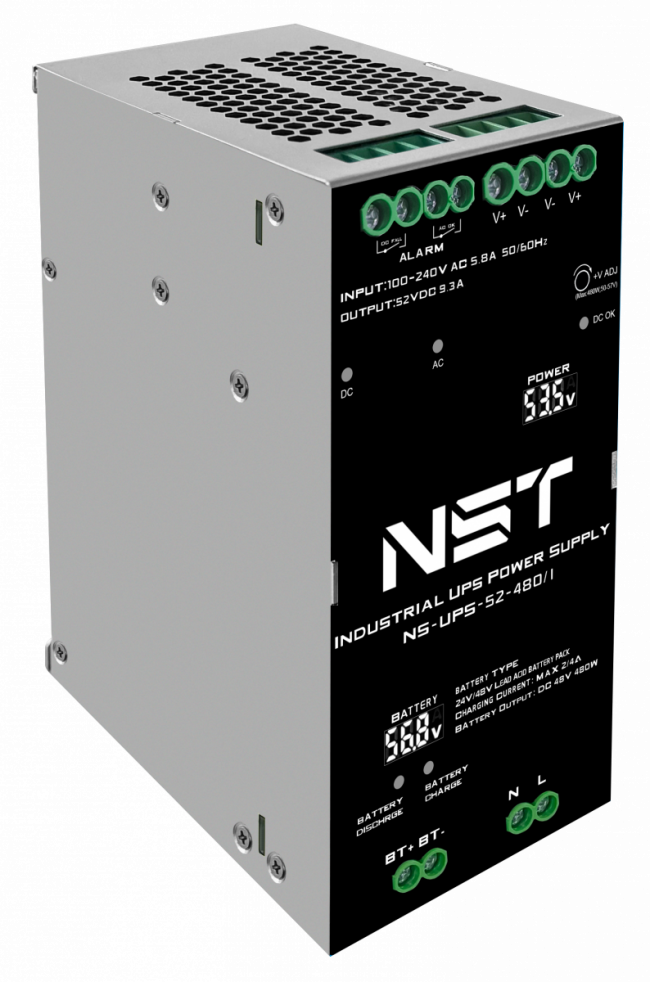 Промышленный блок питания New System Technologies NS-UPS-52-480/I — для бизнеса и офиса